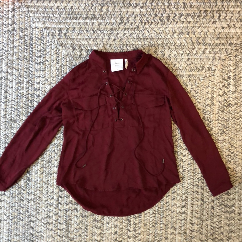 L’Academie Maroon blouse